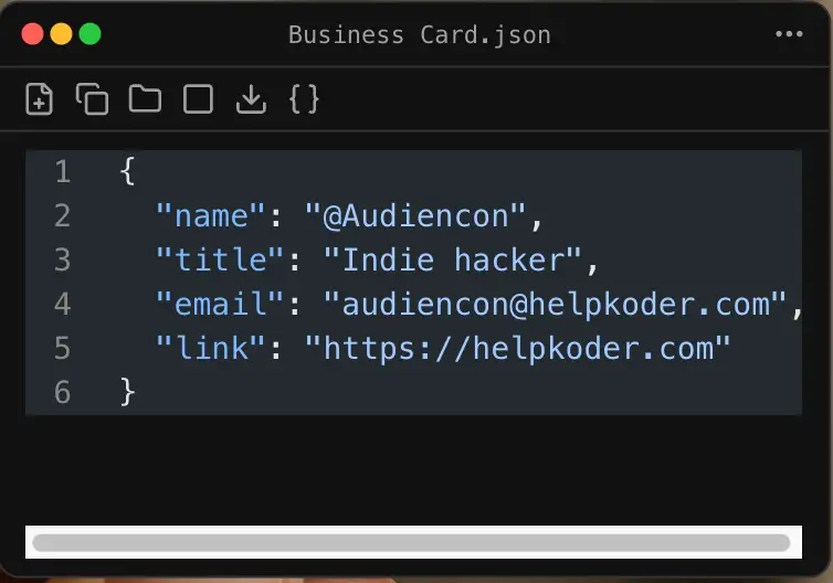 超火的 VSCode 版本个人名片复刻-免费用