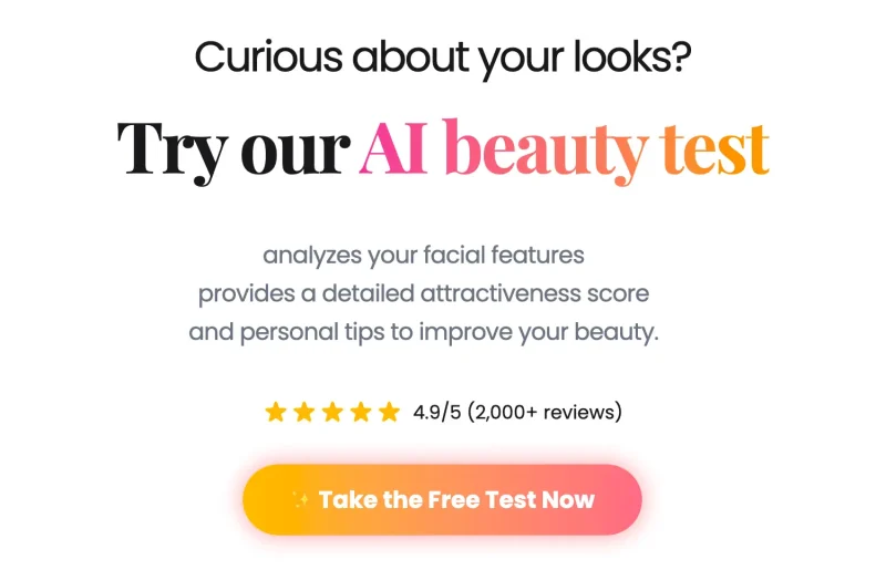 AI Beauty-颜值测试：算法能否客观定义“美”？-✨️免费用✅️