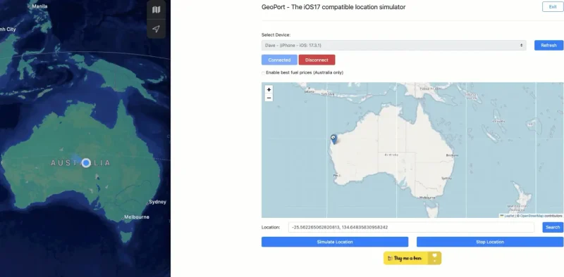 GeoPort：随时随地，想去哪儿就去哪儿！ (iOS 17/18 位置模拟神器)-✨️免费用✅️
