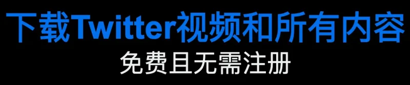TwitterXDownload：你的Twitter视频下载、营销和开发利器-✨️免费用✅️