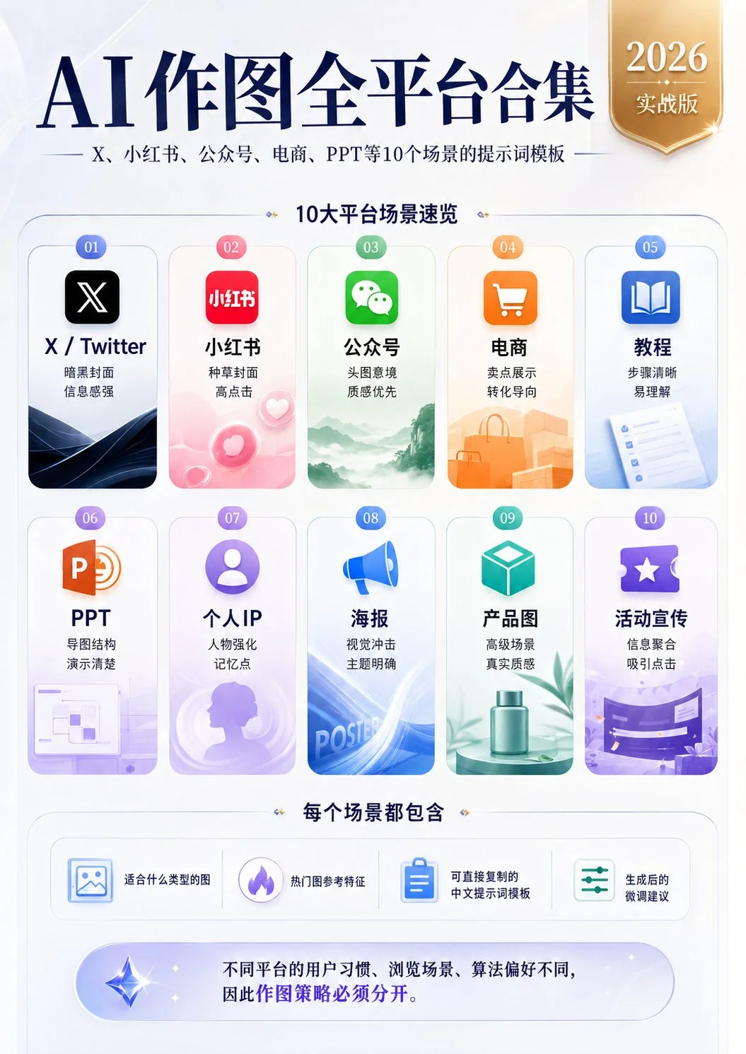 图片[9]-AI作图全平台合集：X、小红书、公众号、电商、PPT等10个场景的提示词模板-🎉数字奇遇🎉