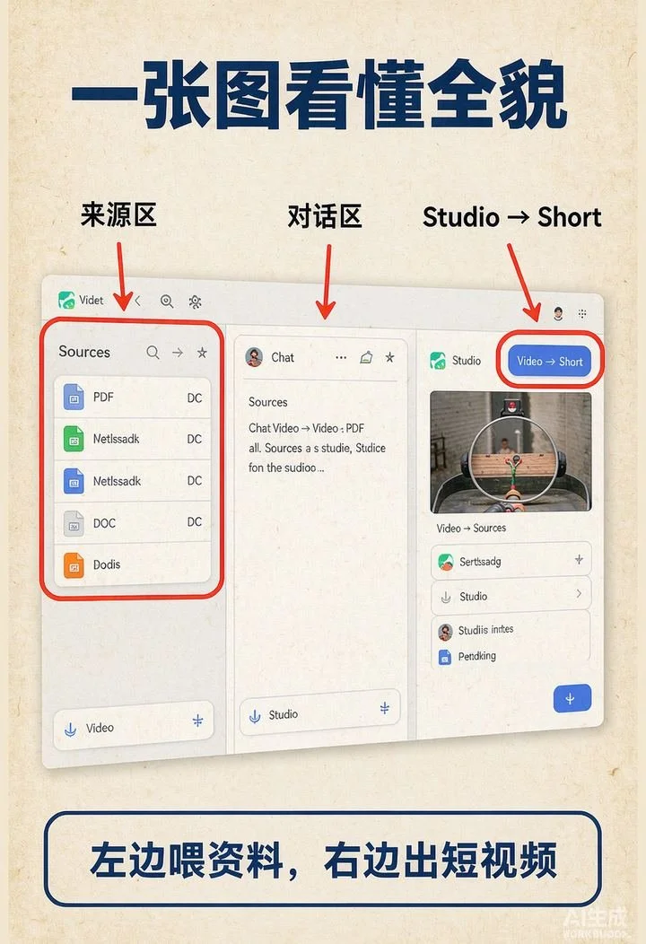 图片[2]-AI 文档转短视频实操指南：如何利用 NotebookLM 60 秒生成竖版视频-🎉数字奇遇🎉