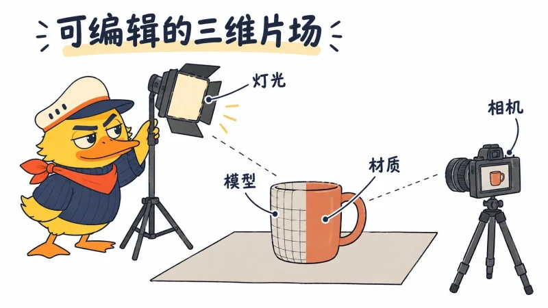 Blender入门指南：如何借助AI工具把专业3D建模变成普通人的造物权-🎉数字奇遇🎉